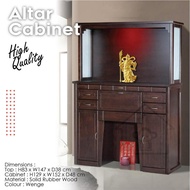KABINET SEMBAHYANG/ ALTAR TABLE/PRAYER CABINET WITH TOP / 神台/PRAYER TABLE/ALTAR CABINET / FENGSHUI C