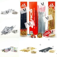 Genuine RCB Spoke Aksesori Needle Lidi Rim Lidi Alloy Rims Chrome Gold Black Rainbow EX5 LC135 125Z 