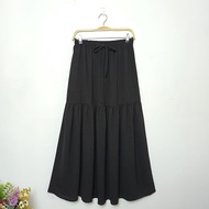 Rok crinkle premium rok kringkel panjang premium skirt vintage rok aesthetic korea panjang rok retro