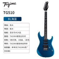 Tagima กีตาร์ไฟฟ้ามืออาชีพ TG510 530 T635 สีแดง Poplar Body Rosewood Fingerboard สําหรับผู้เริ่มต้นแ