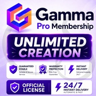 Gamma AI Pro Premium Account | AI Presentation Slides Tool | Official License | Instant Delivery
