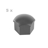 Grey Color Wheel Lug Bolt Cap 321601173A (Set of 5PCS) For Audi and VW