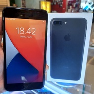 second iphone 7 plus 128GB ibox resmi blackmatte