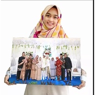 WOODEN PHOTO FRAME (20x25) + PHOTO PRINTING