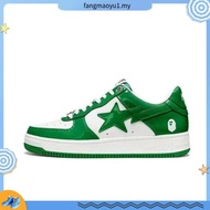 BAPE STA Ortholite White Red Low Top Casual Board Shoes