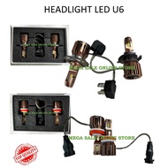 U6 LED LIGHTING H4 / H8 / H11 HEADLIGHT LED HEADLAMP 2V30W 3600LM