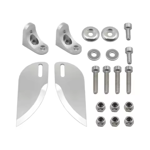 55*21mm RC Model Boat Water Knife Turn Fins for 60-75cm Electric / Nitro Power Remote Control Boats 