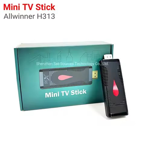 Android 10.0 TV Stick X96 S400 2.4G WiFi 4K H.265 HEVC Allwinner H313 Quad Core LPDDR 32bit Smart TV