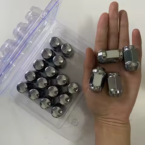 20 pcs sliver wheel lug nut 35mm cone seat lug nuts m12x1.25，m12 x 1.5 ,m14x1.5，1/2-20 19mm Hex 60 D