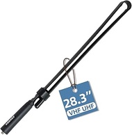 72CM/28.3 Inch Length ABBREE SMA-Female Dual Band 144/430Mhz Foldable CS Tactical Antenna for Baofen