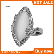 KDCOD* Fashion Women Marquise Cut Artificial Stone Shiny Rhinestone Finger Ring Jewelry
