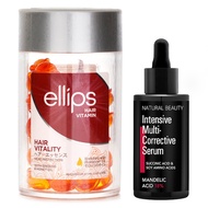 Ellips Hair Vitamin Oil - Hair Vitality 50capsules x1ml X Natural Beauty Intensive Multi-Corrective 