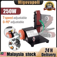 MIGO 90° rotation Belt Sander Machine Mini belt grinder machine heavy duty Electric Polishing machine for wood  with speed adjustment