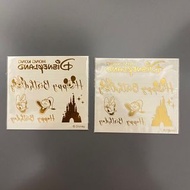 包平郵 迪士尼紋身貼紙 Disney tattoo stickers