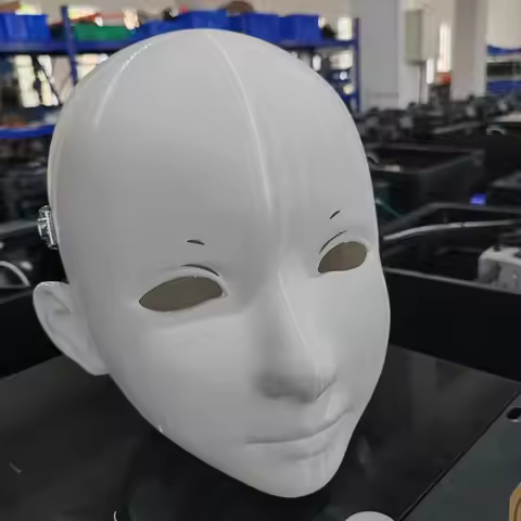 Customize Character Boy/Bily Kigurumi Half Head with Lock Anime Cosplay Kigurumi Mask DIY Anime Whit