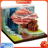 3D Tear Away Art Weekly Calendar 2025 with Led Light,Rip Away Calendar Art 3D,Pull Apart Weekly Cale