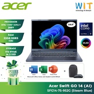 Acer Swift Go 14 SFG14-75-952G /SFG14-75-77NC (Ultra 9 288V/Ultra 7 258V /32GB RAM/1TB SSD/14''WUXGA