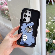 Cute Mouse Cat Couple Casing for Samsung S26 S25 S24 S23 S22 S21 S20 FE ULTRA PLUS F06 A07 A17  A36 
