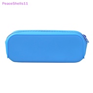 PeaceShells School Silicone Pencil Stationery Large Capacity Waterproof Soft Silicone Pencil Case School Cases SG