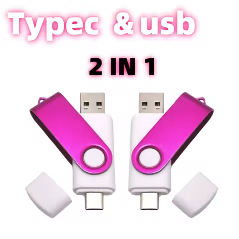 High Quality TYPE-C USB Flash Drive for PC Smartphone 1GB 4GB Student Gift Key 128G Durable Pendrive