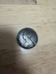 維多利亞女王 1901年 香港一仙銀幣