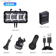 ใช้อุปกรณ์ถ่ายภาพใต้น้ำ Gopro11 Gopro10เคสกันน้ำไฟสำหรับดำน้ำเป็นไฟเติม Insta360onex2ไฟ Gopro9/8/7/6