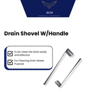 ECO HARDWARE Drain Shovel W/Handle/Cangkul Longkang/Penyodok Longkang/Gardening/Penutup Longkang/Pen