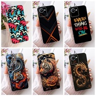 For Realme C30 C30s Fashion Cool Tiger Dragon Phone Case RealmeC30 C 30 30S Soft Silicone TPU Casing