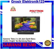 POLYTRON LED TV 24 INCH 24V123 DIGITAL TV DVB-T2 Semi Tabung 24 V 123