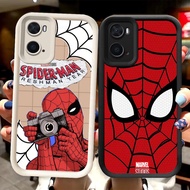 J-22 Spiderman Soft Case for OPPO A76 K10 Realme 9i A36 A57S A77S A77 A57 A96 Cover