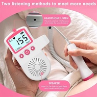 【Ready Stock】Doppler Fetal Monitor Baby Fetal Sound Heart Rate Detector Baby Heartbeat Monitor