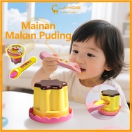lakoe Set Mainan Puding Jeli Food Feeding Exclusive Toys 3-7 Year Old Pudding Feeding Toy Play House