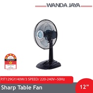 [FAST DELIVERY] SHARP Table Fan 3 Speeds (12″) (PJT129GY) KIPAS MEJA 电风扇