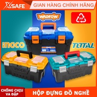 13-20 inch PP plastic tool box, sturdy, durable, high durability - INGCO TOTAL WADFOW toolbox