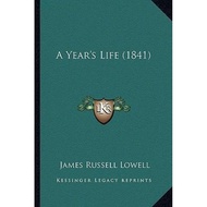 [100% Original Books] - A Year's Life (1841) by James Russell Lowell (US edition, paperback)