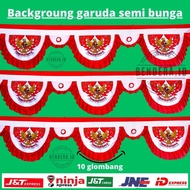 NEWEST 17 AUGUST DECORATION FLAG 10 WAVES (± 8.5 meters)