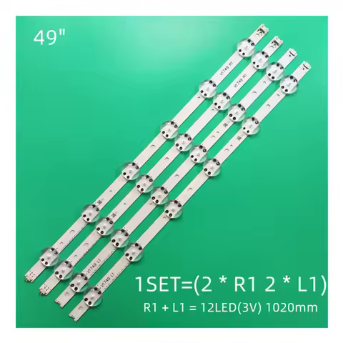 New LED strip For TV V17 49 L1 49" V17 ART3 2862 Rev0.2 V17 49 R1 49" V17 ART3 2863 Rev0.2 AGF300012