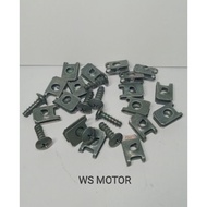 SKRU & CLIP COVERSET YAMAHA Y125Z RXZ MILI CATALYZER