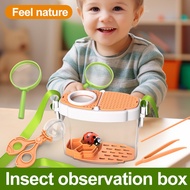 Children Explore Outdoor Animal Plant Observer Box Subjects 8 Times Magnification Insect Observer Ou