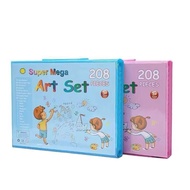 Colour Pencil 150pcs/208pcs Set Kids Painting Crayon Marker Drawing Art Set Color Stationery Set Wat