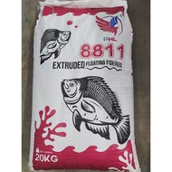 (20KG)8811 MAKANAN IKAN KECIL(2MM)FLOATING TYPE(keli,talapia,puyu,kelah)