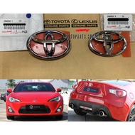 ORIGINAL TOYOTA 86 FT86 GT86 ZN6 2012 - 2016 REAR BONNET LOGO & FRONT GRILLE LOGO EMBLEM
