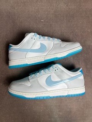 👑Nike Dunk Low '520'防滑減震板鞋 男女同款 白藍