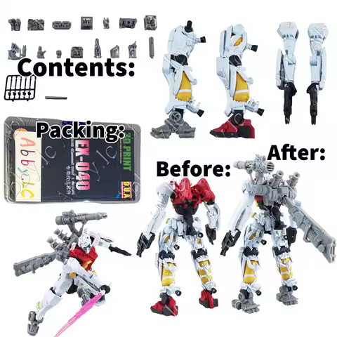 For HG 1/144 GMS-01 Sugai's Gelgoog Anubis EX-040 RESIN Shoulder Cannon Backpack Fuel Tank Heighten 