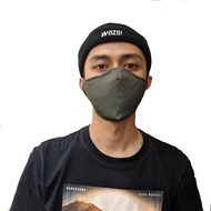 EIGER MASKER KAIN E89 PATTERN FACE MASK - OLIVE