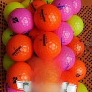 保證質量二手高爾夫球普利司通BRIDGETONE彩色球2-3層球/高爾夫球