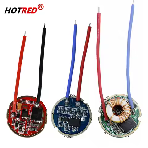 10W Flashlight Driver For 5050-L2 XLM2 Power 10W 17/20/22/28mm 1 Mode 3Mode 5Mode Board LED Flashlig
