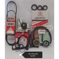 Timing Combo Kit Set+Fan Belt+Water Pump for Toyota Caldina Turbo 3SGTE (1SET) '177Y25'