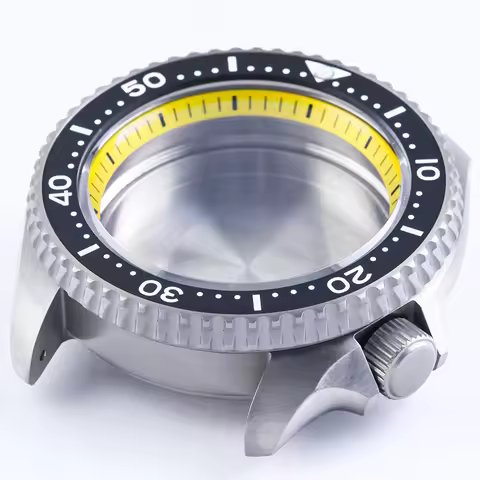 HEIMDALLR Watch case Titanium SKX007009 Sapphire glass fit Seiko mod for NH35/36 automatic Movement 