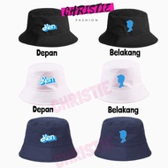 Ken LOGO 2 IN 1 Kids And Adult Hats Front Back/BARBIE BUCKET HAT